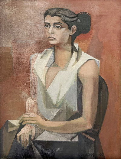 Image for Lot Leonard Alberts - Untitled (Portrait of a Woman)