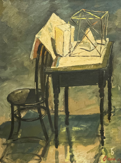 Albert Bela Bauer - Untitled (Desk and Chair)