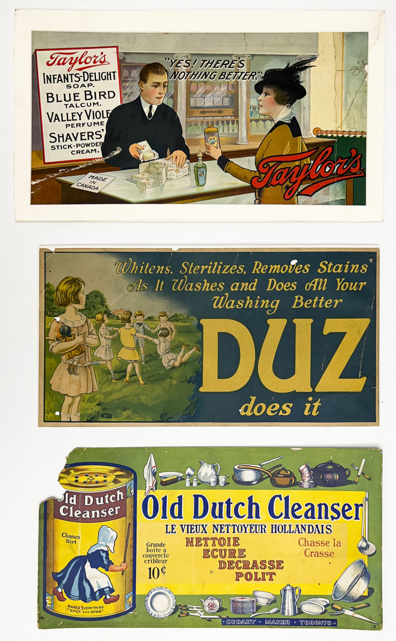 Old Dutch Cleanser and Other Antique Soap and Apothecary Advertisements