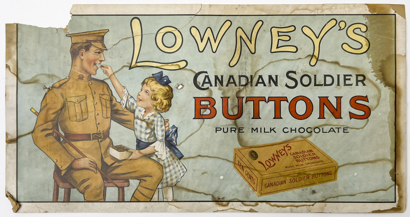 Lowney's Milk Chocolate and other Vintage Chocolate Advertisements, Group of 3