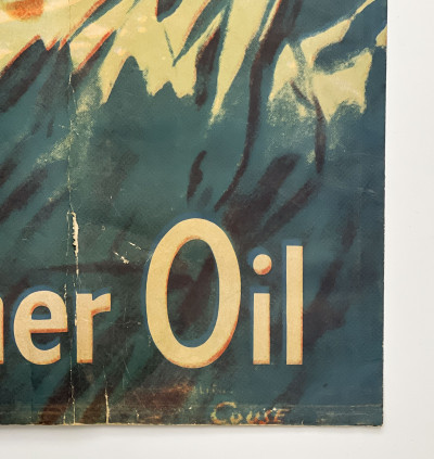 Quaker State Summer Motor Oil Advertising Poster