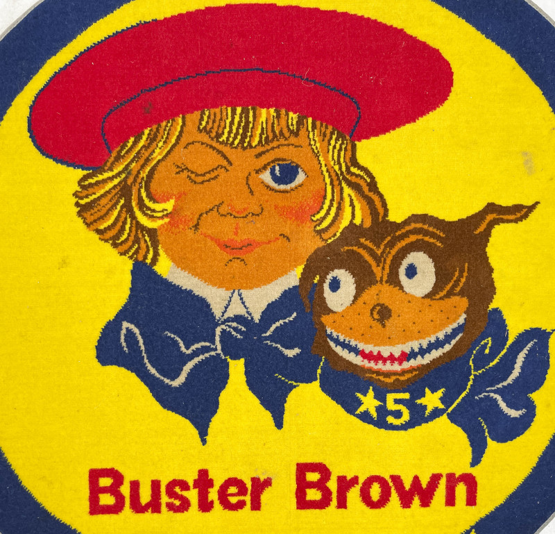 Buster Brown Shoes Round Rug