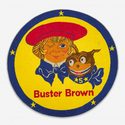 Image for Lot Buster Brown Shoes Round Rug