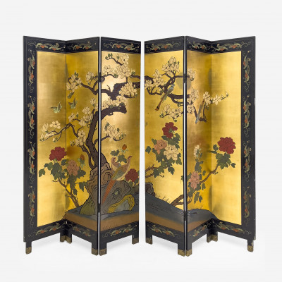 Image for Lot Six Panel Asian Screen