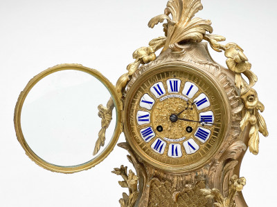 Louis XV Style Mantle Clock