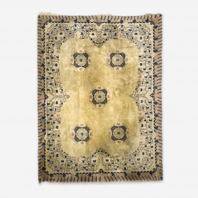 Image for Lot Chinese Cloud Pattern Carpet