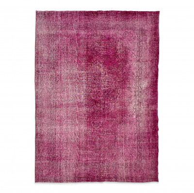 Image for Lot Hand Knotted Magenta Overdyed Carpet