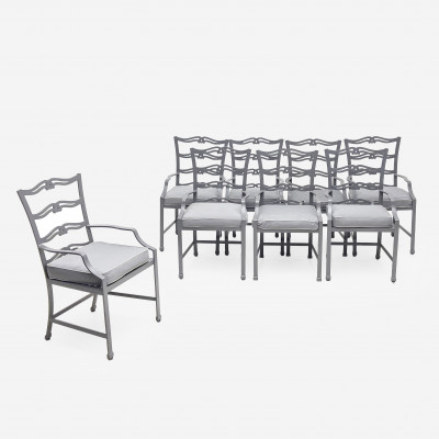 Image for Lot McKinnon & Harris - Ladderback Armchairs, Group of 8