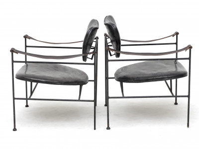 Luther Conover Style Mid-Century Lounge Chairs