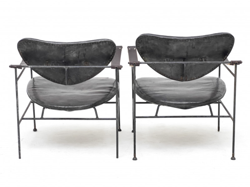 Luther Conover Style Mid-Century Lounge Chairs