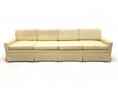 Mid Century Modern Probber Style Long Sofa