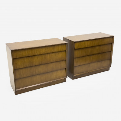 Mahogany Dressers, Pair