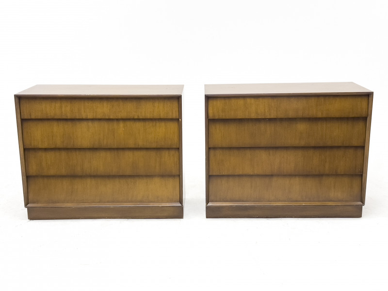 Mahogany Dressers, Pair