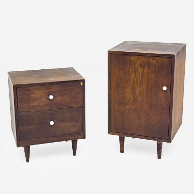Mid Century Night Stands, Group of 2