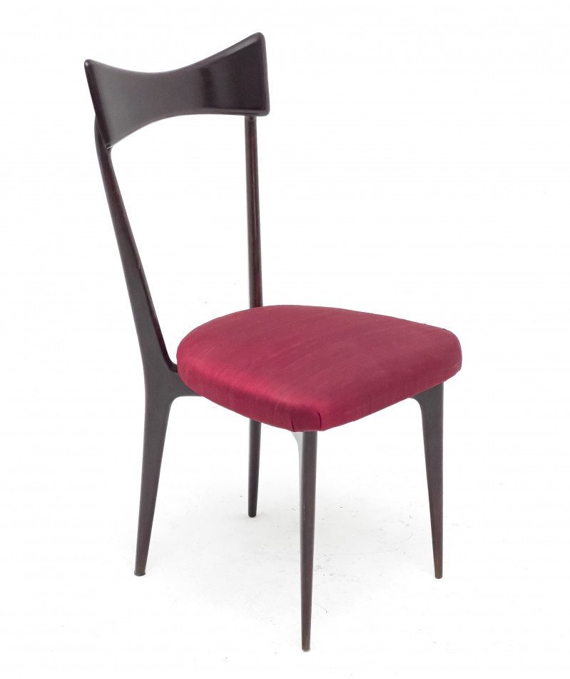 Ico Parisi - Mahogany Dining Chairs, Group of 6