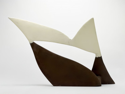 Adrián Villar Rojas - Untitled (Form in White and Brown)