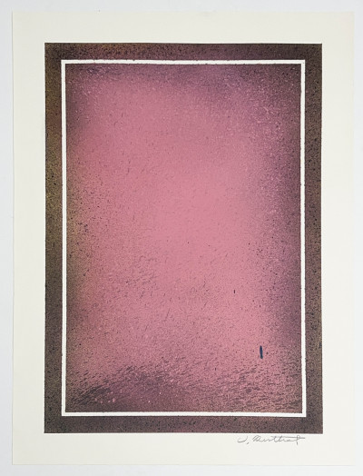 Jake Berthot - Untitled (Form in Pink)