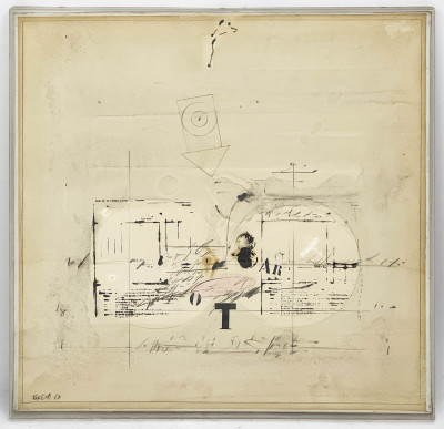 Shlomo Koren - Untitled (Abstract Composition)