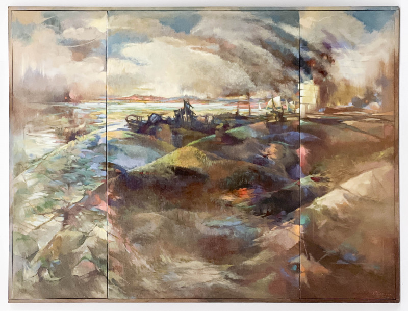 Edmund E. Niemann - Landscape Triptych