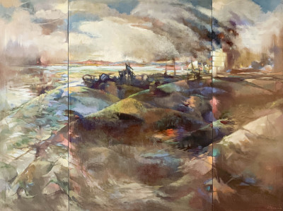 Image for Lot Edmund E. Niemann - Landscape Triptych