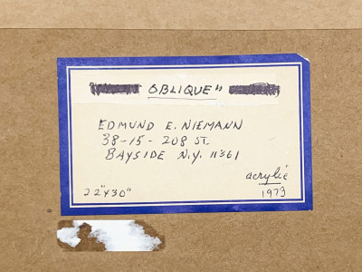 Edmund E. Niemann - Oblique