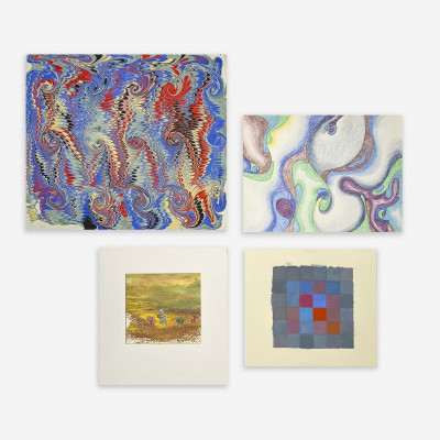 Image for Lot Group of 4 Abstract Compositions