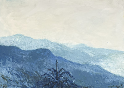 Marysole Wörner Baz - Untitled (Blue Landscape)