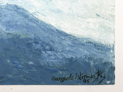 Marysole Wörner Baz - Untitled (Blue Landscape)
