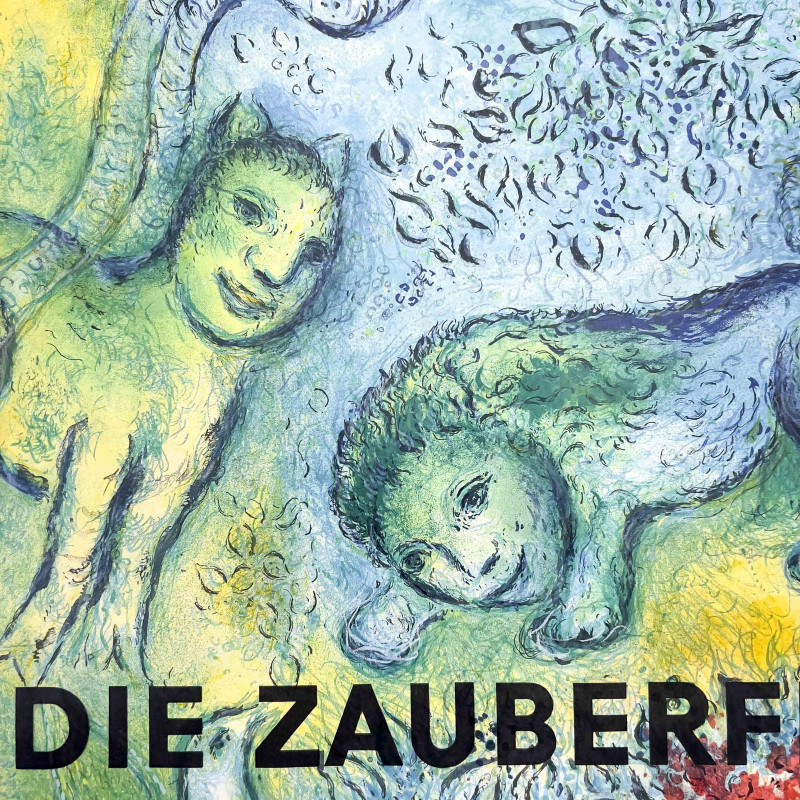 after Marc Chagall - Die Zauberflöte / The Magic Flute Poster