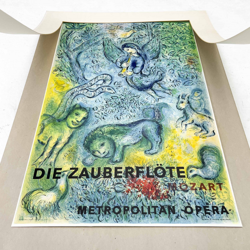 after Marc Chagall - Die Zauberflöte / The Magic Flute Poster