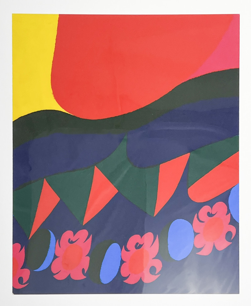 Carol Summers - First International Salmon Creek Grass Festival Poster / Untitled (Landscape) (2 Works)