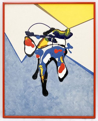 Morley Melden - Untitled (Composition in Red, Yellow, and Blue)