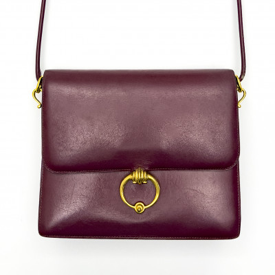 Image for Lot Hermès - Brown Leather Sac Sequana Shoulder Bag Gold Hardware