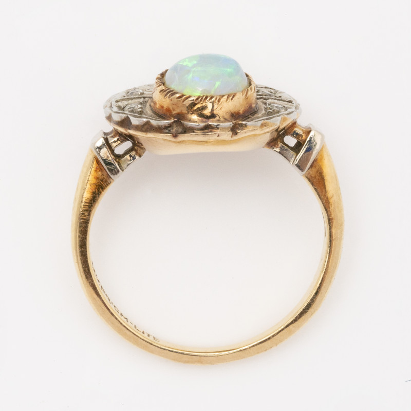 Gold Opal Ring