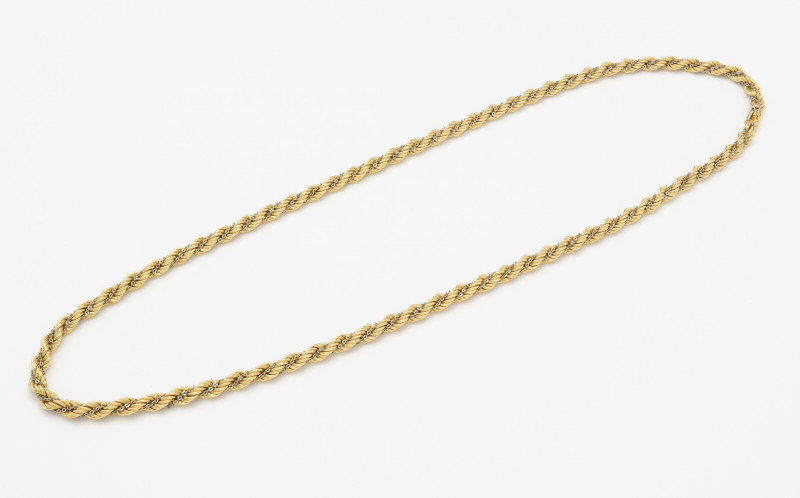 Gold Rope Chain, 18K