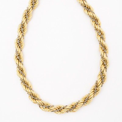 Gold Rope Chain, 18K