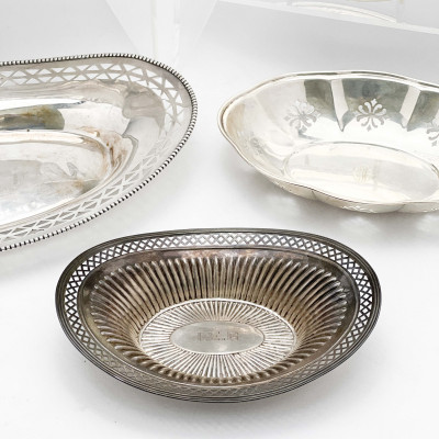 Sterling Trays, Group of 5