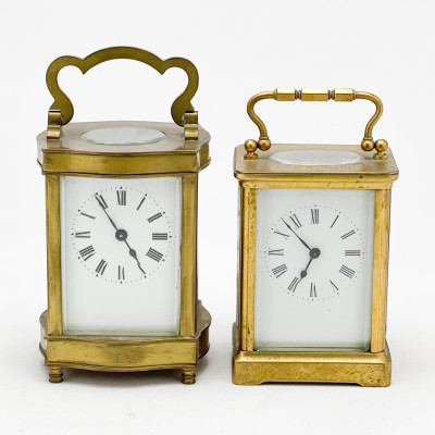 Carriage Clocks, Group of 2