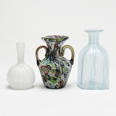 Image for Lot Small Murano Glass Vases, Group of 3