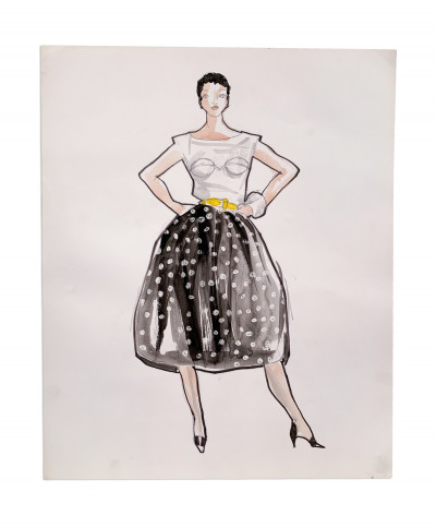 Image for Lot Jesper Nyeboe - 25 Fashion Illustrations for Geoffrey Beene