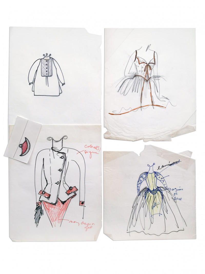 Geoffrey Beene - 13 Fashion Illustrations