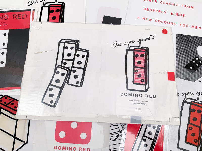 Geoffrey Beene Studio - Domino Red Fragrance Graphics
