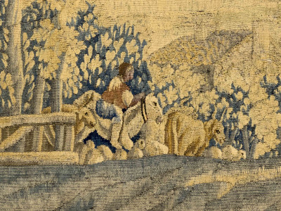 "A Wine Tasting Party" Royal Aubusson Tapestry