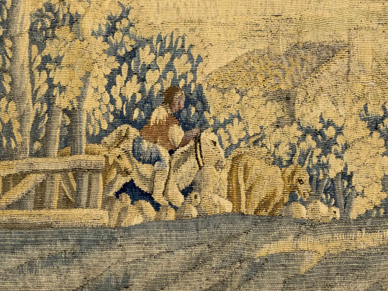 "A Wine Tasting Party" Royal Aubusson Tapestry