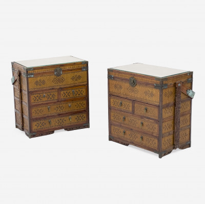 Image for Lot Japanese Chests, Pair