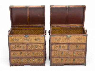Japanese Chests, Pair