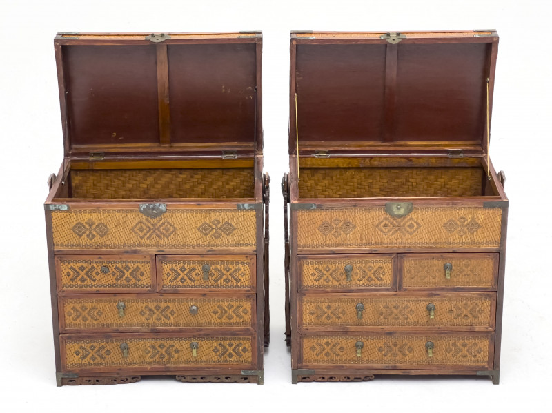 Japanese Chests, Pair
