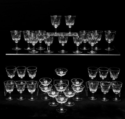 Image for Lot Baccarat - Lorraine Stemware, Group of 34