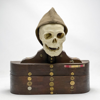 Image for Lot Leon Marcus - Untitled (Skeleton Soldier Cabinet)