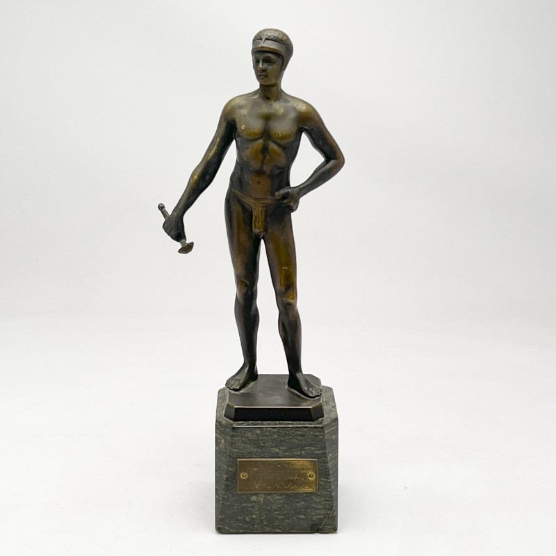 Art Deco Classical Athlete Bronze